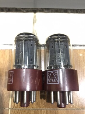 Dragon Leader　　　　　　RCA 5692 RCA JAN-CRC 5692 Matched Pair Vacuum Tubes RED Base w/ EAGLE