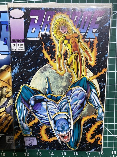 Comic Lot of 4 - Brigade #1,3,4,12 Image Comics 1993 Wildstorm Wild CATS - Picture 3 of 5