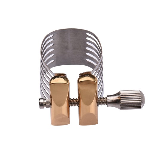 Stainless Steel Saxophone Ligature Single Screw for Tenor Sax Mouthpiece Q7P3 - Picture 5 of 6