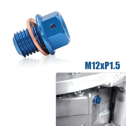 M12 Magnetic Engine Oil Drain Bolt Plug For Honda CBR 500R 600RR 900RR 1000RR - Picture 8 of 12