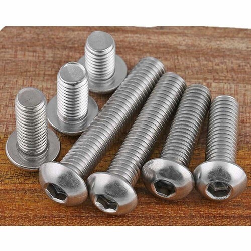 M12 x 16 mm Edelstahl Zylinderschrauben mit Innensechskant (50 Stück) - Bild 3 von 8