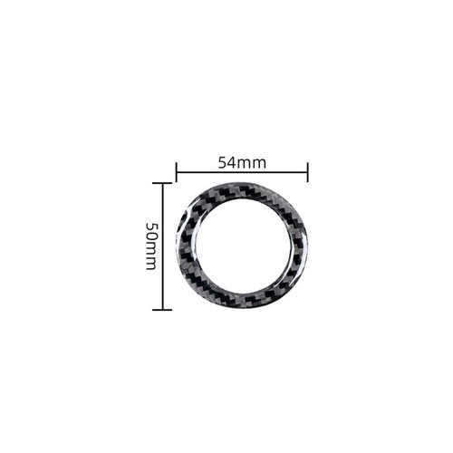 For Toyota Highlander Carbon Fiber Interior Ignition Switch Frame Cover Trim - Picture 2 of 10