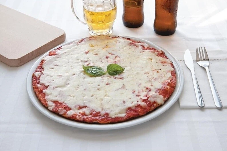 Saturnia - Pizzateller 'Napoli' blanko weiss (verschiedene Set´s und Größen) - Bild 3 von 3