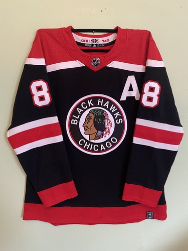 Patrick Kane Chicago Blackhawks Reverse Retro 1.0 Jersey Adidas 52 - Picture 1 of 4