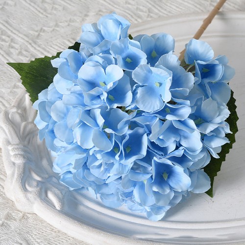 1X Künstliche Hortensie Gefälschte Seide Blumen Bouquet Hochzeit Haus Garten Dekor HEISS - Bild 26 von 28