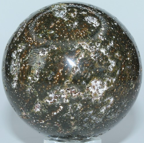 AAA Madagaskar Ozeanjaspis Kugel / 2,94" (74,67 mm) / 19,3 oz (547,14 gr) 3341 - Bild 11 von 15