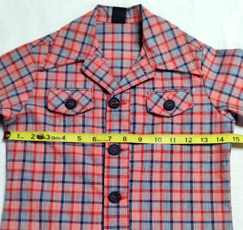 Vtg MANN Red & Blue Plaid 2 PC Suit~Boys~EXCELLENT USED CONDITION - Picture 12 of 24