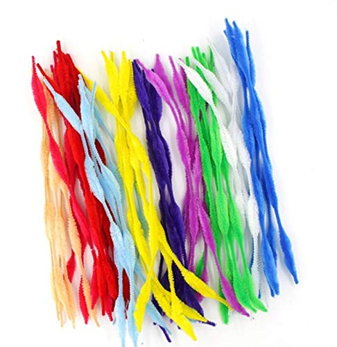 Pipe Cleaners Craft Chenille Stems with Bumps 100 Pcs Multicolour Chenille Stems - Picture 4 of 4