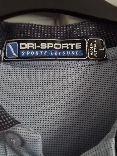 SPOTTE DRI-SPORTE MADE IN AUSTRALIA GOLF POLO SHIRT LARGE - Picture 3 of 10