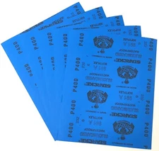 Matador Abrasive Sandpaper 10 Sheet Wet Dry 400 Grit 9x11 Silcon Carbide Starcke