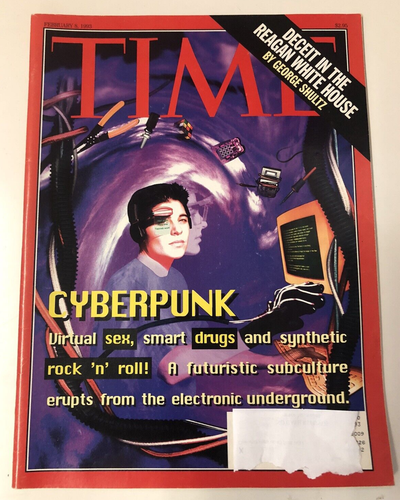 Cypherpunk The Electronic Underground TIME MAGAZINE Feb 1993 Collector RARE Copy - Picture 1 of 13
