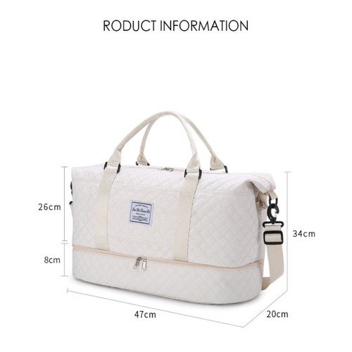 with Shoe Compartment Mom Bag For Baby Women Sports Yoga Gym - Picture 2 of 8