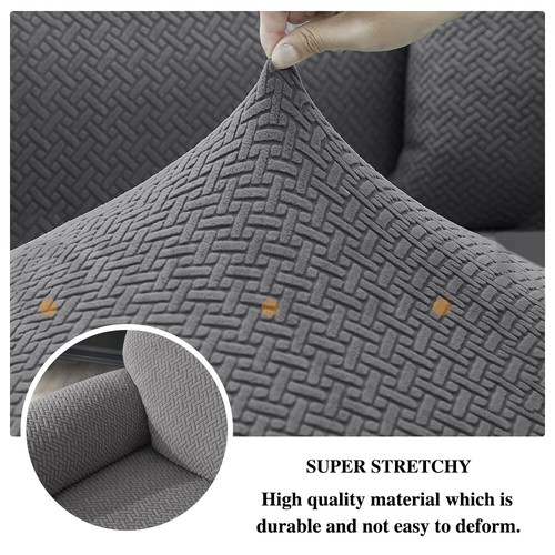 L Shaped Lounge Cover Sofa Cover Couch Cover 3 Seater Lounge Covers Sofa Covers - Picture 6 of 10