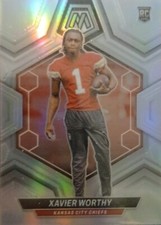 2024 Panini Mosaic #328 Xavier Worthy Silver