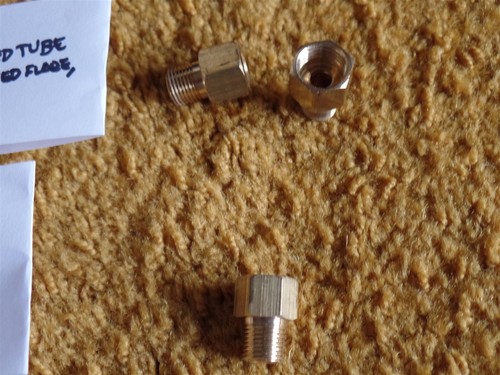 1966 Cadillac Fuel Filter Brass Fitting Kit - Cars with A/C NEW (Read details) - Picture 3 of 6