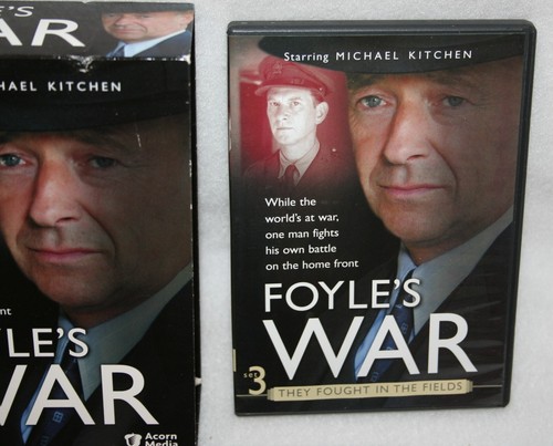 FOYLE'S WAR Set 3 Michael Kitchen 4 Episode DVDs Acorn Media WWII UK Crime Drama - Imagen 3 de 7