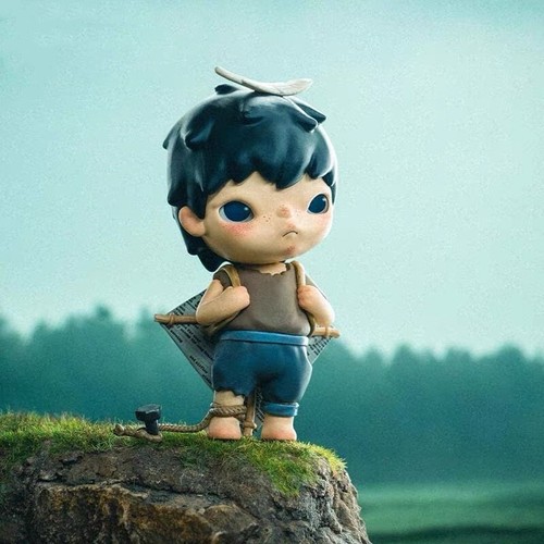 Pop Mart Hirono Pantomime Serie bestätigt-Geduld Ver ABS PVC Figur Spielzeug H10CM (4 Zoll)