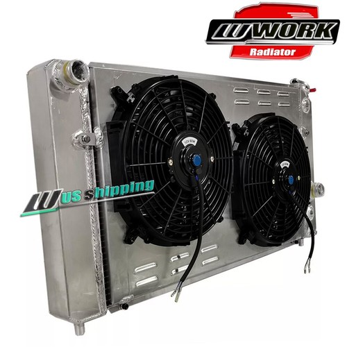 1826 Radiator+Shroud Fan+Relay For 1986-2005 1996 Chevy S10 LS GMC Jimmy Sonoma - Picture 3 of 13