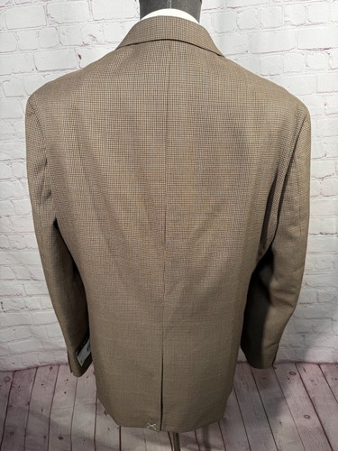NEW RALPH LAUREN Mens Brown SHEPHERDS CHECK Suit Sport Coat Blazer Jacket 48R - Picture 6 of 10