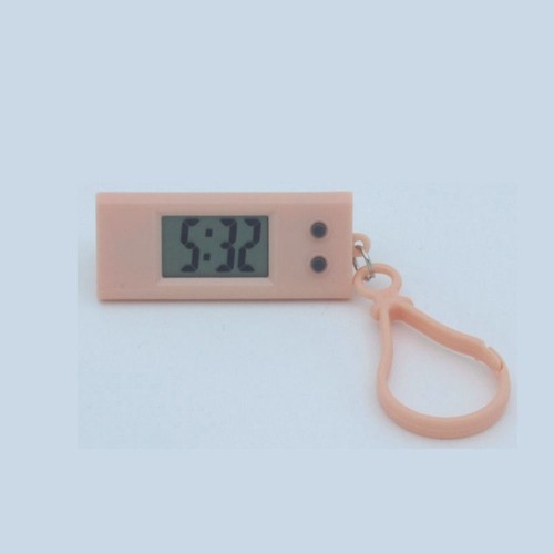 10 Colors Mini Electronic Clock Electronic Hanging Keychain - Picture 12 of 16
