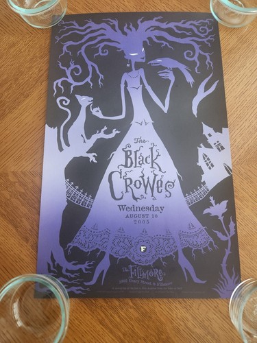Black Crowes - The Fillmore - August 2005 - Five Poster Set - F704 - F708 GREAT - Picture 10 of 15