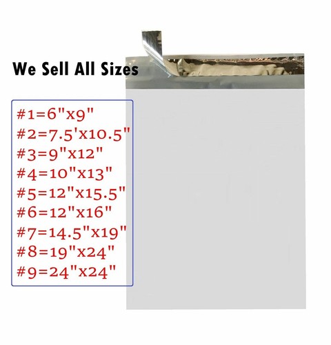 50 9X12 Poly Mailers Self Sealing Shipping Envelopes Mail Bags - ST ShipMailers - Picture 3 of 4