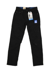 Levi's Big Boys 502 Taper Fit Stretch Performance Black Jeans Youth Boys 10REG