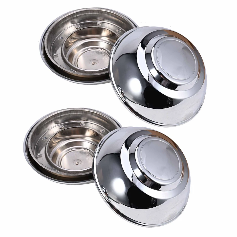 New SET Of 4 For 2006-2021 Dodge Charger Chrysler 300 Chrome Hubcap Center Cap Foto 3 de 4