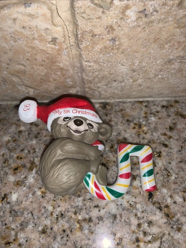 Hallmark Keepsake 1991 Quinto adorno de árbol de koala de Navidad para niños #0006 - Imagen 2 de 9