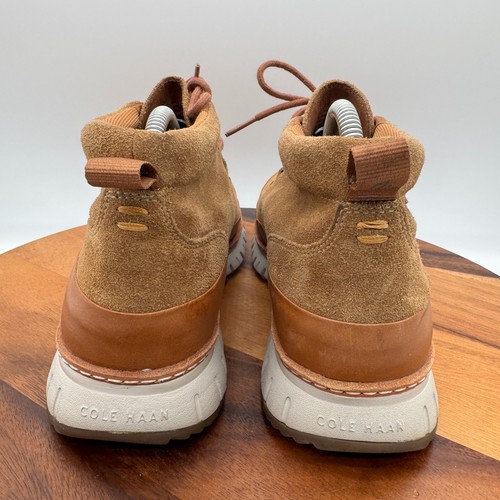 Cole Haan Shoes Mens 10.5 ZeroGrand GrandSport Rugged Chukka Boots Brown Suede - Picture 5 of 11