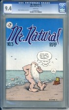MR. NATURAL #3   CGC GRADED NM 9.4  ROBERT CRUMB FIRST PRINTING