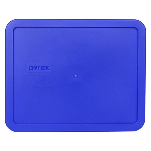 Pyrex 7212-PC Cadet Blue, Marine Blue, and Dark Blue Plastic Replacement Lids - Picture 2 of 7