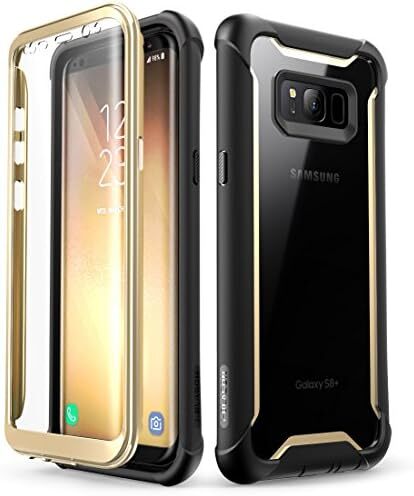 Ares Full-Body Rugged Clear Bumper Case with Built-in Screen Protector for Samsu - Picture 2 of 6