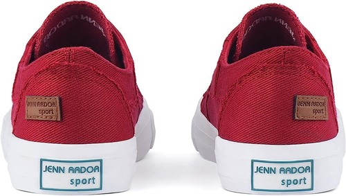 JENN ARDOR Women Fashion Canvas Shoes Low Top Slip On Sneakers Walking Shoes - Picture 89 of 89