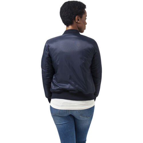 Urban Classics Ladies Basic Bomber Jacket with Pocket on the Sleeve Classic - Picture 20 of 44