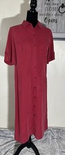 Talbots Shirt Dress Womens Size 8 Petite Short Sleeve Classic Button (89)
