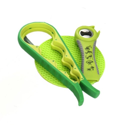 3-in-1 Can Opener Set Non-Slip Jar Opener Lightweight Cap Twister Senior - Picture 8 of 9