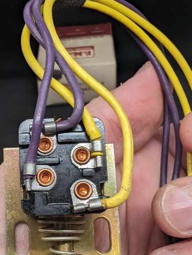 NOS 1958 1959 LINCOLN CONTINENTAL CONVERTIBLE UPPER BACK PANEL LIMIT SWITCH - Picture 7 of 13