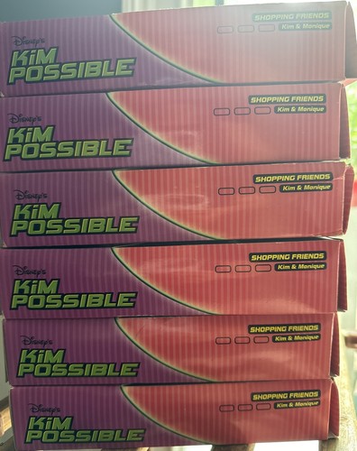 Disney Kim Possible Shopping Friends Kim & Monique 4" dolls NEW Equity Marketing - Picture 5 of 6