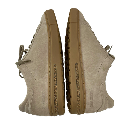 Birkenstock Bend Low Suede Leather Sneakers EU 39L 8.5 W US Footbed Tan Beige - Picture 2 of 11
