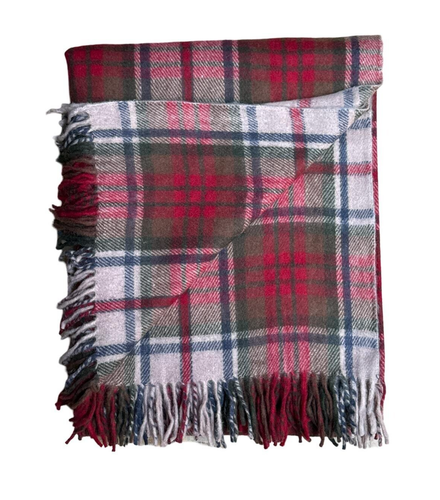 The Golden Eagle Dress Mcduff Recycled Wool Scottish Blanket Tartan Large Throw - Picture 3 of 3