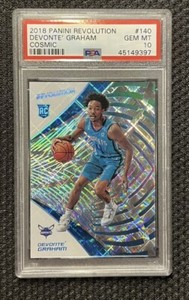 2018 Panini Revolution Devonte' Graham RC /100 #140 COSMIC PSA 10 Rookie Pop 10