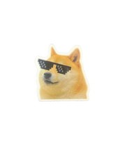 Deal With It Dog Sticker