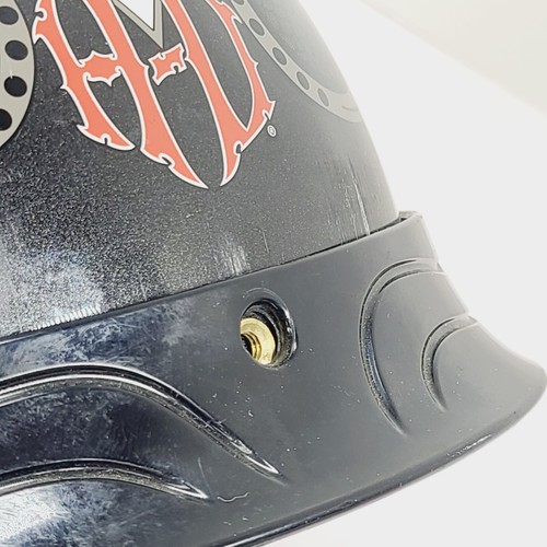 Harley Davidson Size Medium SMALL M/S Half Helmet Graphic Feathers HD 55cm-56cm - Picture 13 of 13