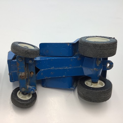 ERTL 1/12th Blue Ford LGT 145 Hydrostatic Lawn Garden Tractor Dump Trailer 814 - Picture 7 of 11