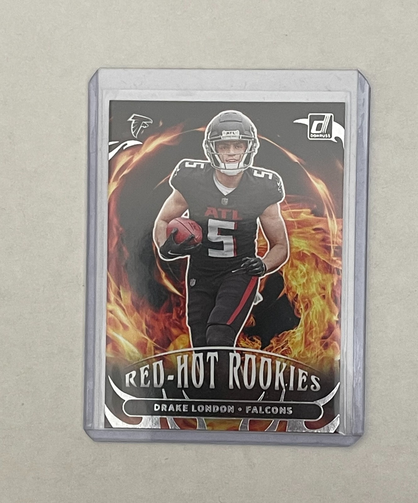  Drake London - 2022 Donruss Red Hot Rookies #RHR3 - Atlanta Falcons