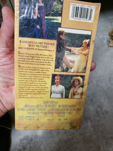 SENSE AND SENSIBILITY Emma Thompson Kate Winslett Hugh Grant! NEW And Sealed  - Picture 2 of 3