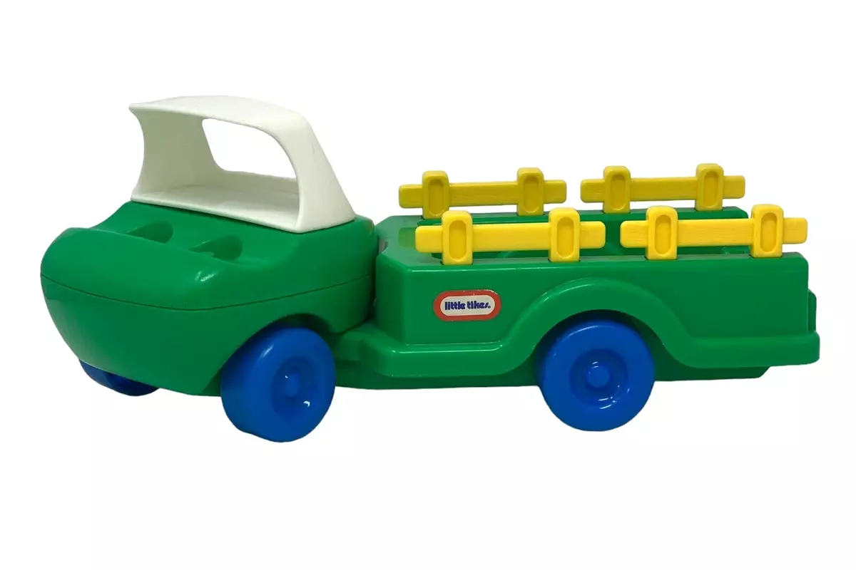 LITTLE TIKES Green Farm Truck Hauler Animals Hay Toddle Tots