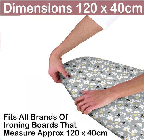 Ironing Board Cover Elasticated Easy Fit Double Layer Heat Reflective Backing - Picture 62 of 67