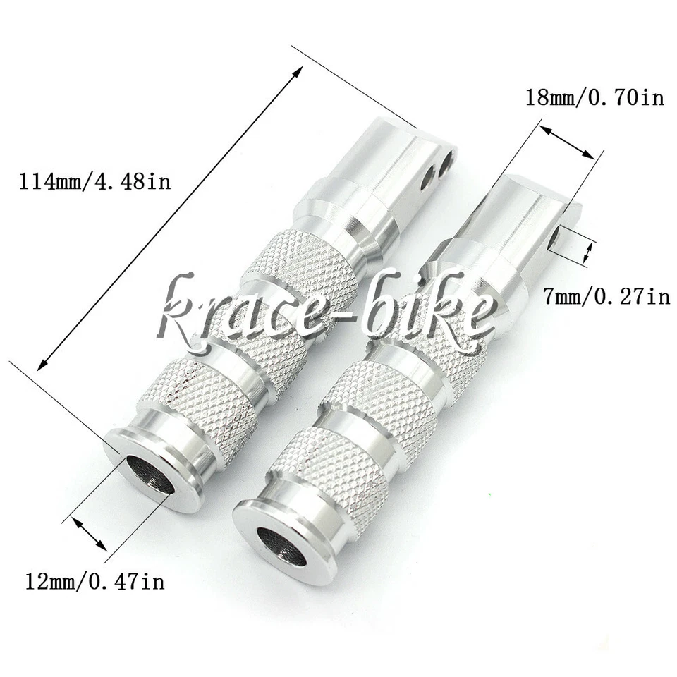 For CBR600 F3 F4 F4i CBR600RR CBR900RR Rear Passenger Foot Pegs Footrest Rearset - Изображение 3 из 4